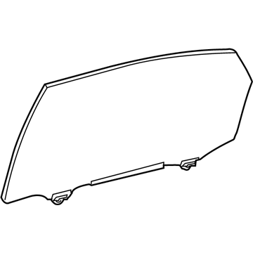 Lexus 68103-0E080 Glass Sub-Assembly, Rear Door