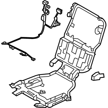 Hyundai 89500-3NAB1 Frame Assembly-Rear Seat Power, LH