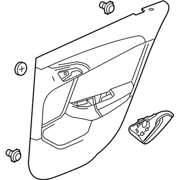 GM 92284072 Door Trim Panel