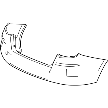 Honda 04715-TP6-A90ZZ Face, Rear Bumper (Dot)