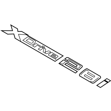 BMW 51-14-8-496-016 Lettering