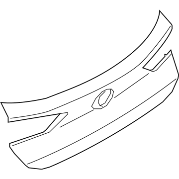 BMW 51-13-7-467-656 Trim, Tailgate, Bottom, Primed