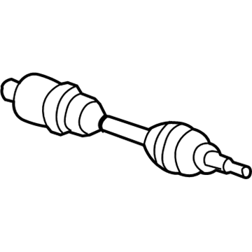 Mopar 5170822AA Cv Axle Assembly-Joint Half Shaft Left