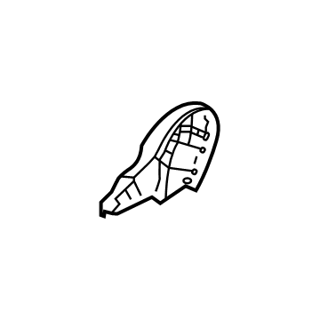 Hyundai 88031-CW010-NNB SHIELD COVER-FR SEAT INR, LH