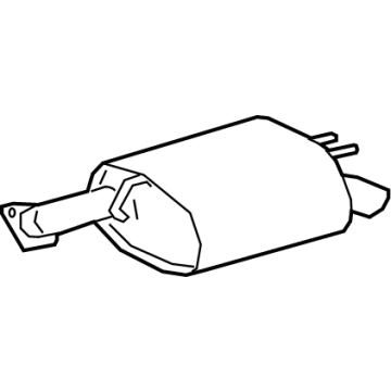 Lexus 17430-F0430 Pipe Assembly, Exhaust T