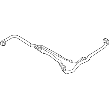 BMW 17-12-5-A02-2E1 HOSE COOLANT RADIATOR INTAKE