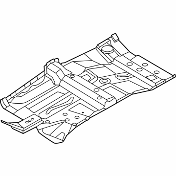 Nissan G4321-6GPMA FLOOR-FRONT, LH