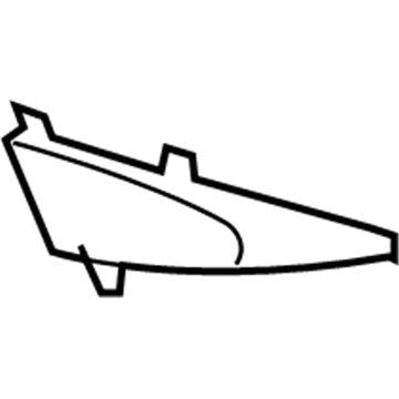 Hyundai 86524-2H000 Cover-Front Bumper Blanking, RH