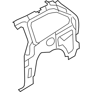 Mopar 4894698AP Panel-Quarter Inner