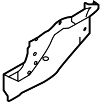 Nissan G6454-EZ0MA Extension Assy-Sill Inner, RH