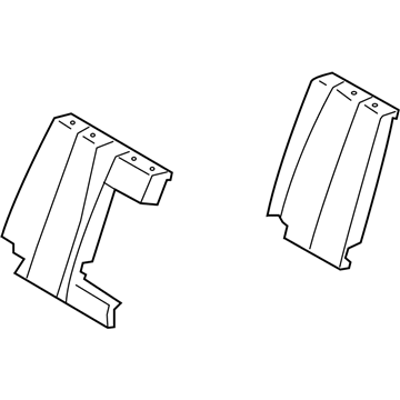 Hyundai 89360-2H551-TAU Rear Left-Hand Seat Back Covering Assembly
