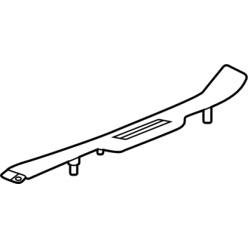 GM 23221223 Rear Sill Plate