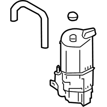 Infiniti 21710-CR900 Radiator Reservoir Tank Assembly