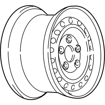GM 9591127 Wheel Rim-15 X 6