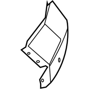 Nissan 85025-7S020 Rear Bumper Fascia, Left