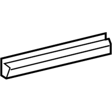 Lexus 69975-22030 Filler, Rear Door Glass