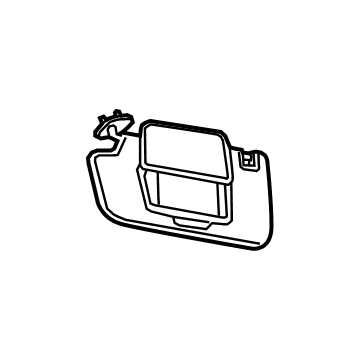 GM 84660805 Sunvisor