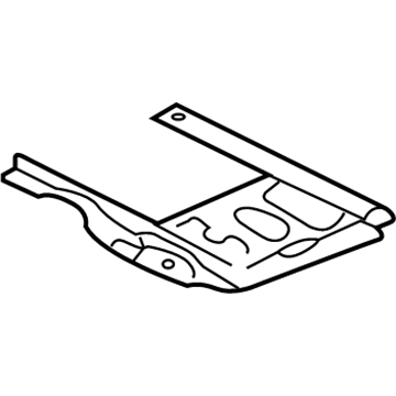 Lexus 73507-50020 Rail, Front Seat Under Tray, NO.1