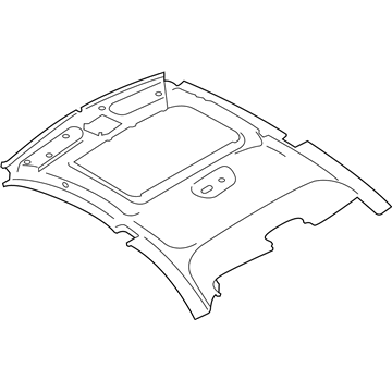 BMW 51-44-7-351-230 Headlining, Lift-Up & Slide-Back Sunroof
