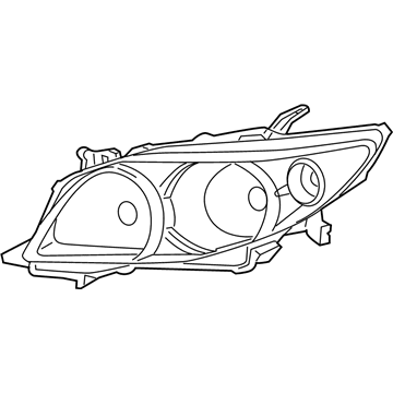 Toyota 81130-12C20 Lens & Housing