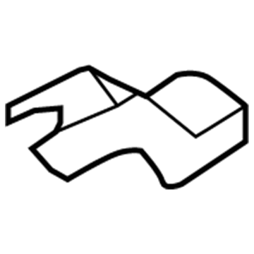 Hyundai 88566-4Z000-NBC Cover-Front Seat Mounting Rear Outer RH