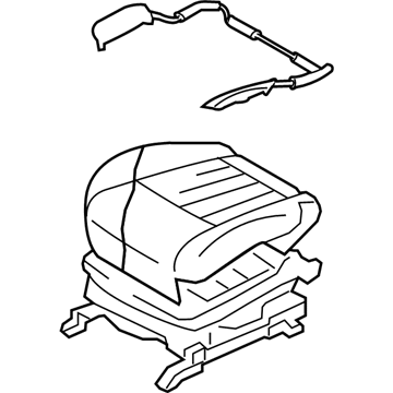 Infiniti 87350-3GW6A Cushion Assembly - Front Seat