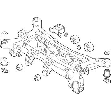 Hyundai 55405-B8151 Crossmember-Rear