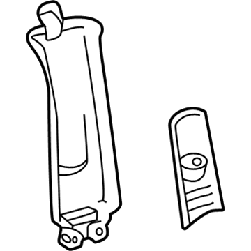 Lexus 62411-50060-A1 Garnish, Center Pillar, Upper RH