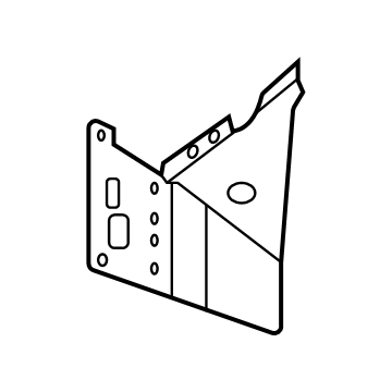 Nissan G51T0-6SAMA GUSSET Assembly-Front Side Member, Outer RH