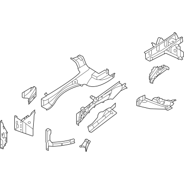 Nissan G5100-6SAMA Member Assy-Side, Front RH