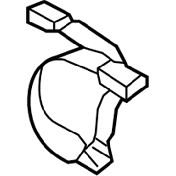 Kia 898302T510VA Rear Seat Belt Buckle Assembly Right