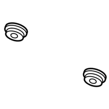 Toyota 16547-50381 Radiator Assembly Bushing