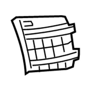 Lexus 67766-78010-C0 Cover, Back Door Service Hole