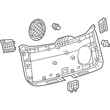 Lexus 67750-78010-C0 Board Assembly, Back Door