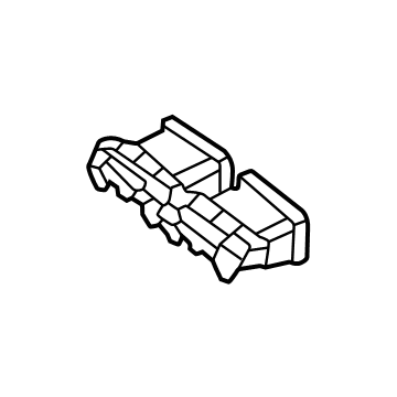 Hyundai 97410-CW000-NNB DUCT ASSY-CTR AIR VENT, LH