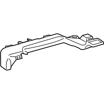 Toyota 55972-74010 Defroster Duct