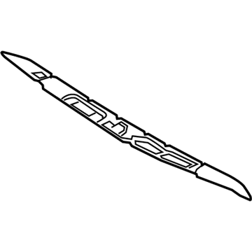 Hyundai 87372-3N020 Garnish-Back Panel, Upper
