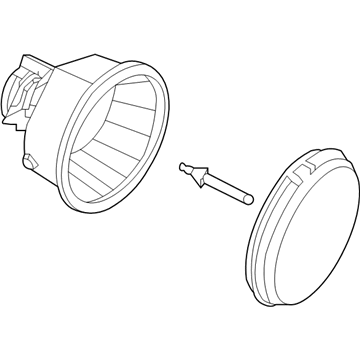 Mopar 68081399AB Front Fog Lamp