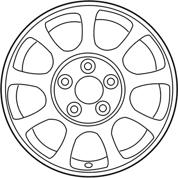 Hyundai 52910-2B905 Wheel Cap Assembly