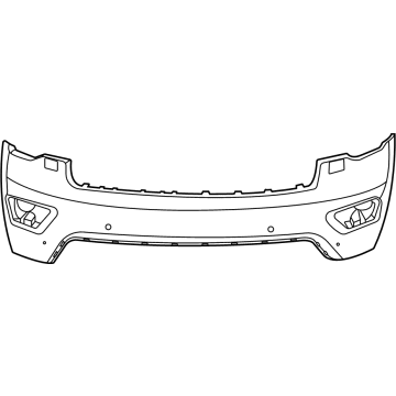 Mopar 68312862AA Front Upper Bumper Cover