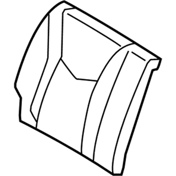 Hyundai 89460-2V000-SD6 2Nd Back Seat Cover Assembly, Right