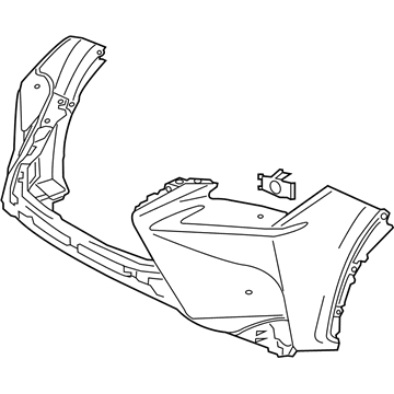 Lexus 52119-78902 Front Bumper Cover L/P