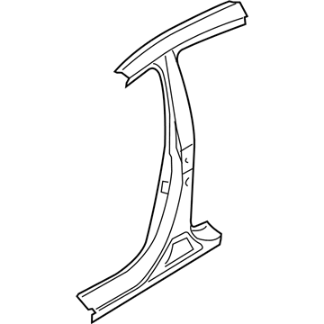 Hyundai 71401-C2B00 Pillar Assembly-Center Outer, LH