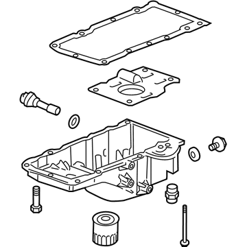GM 12631828 Oil Pan