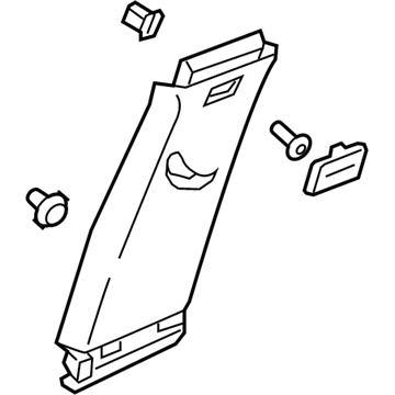 GM 42650497 Upper Center Pillar Trim