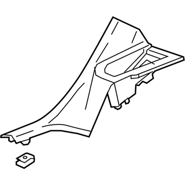 GM 42697008 Rear Sill Plate