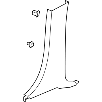 GM 42696997 Lower Center Pillar Trim