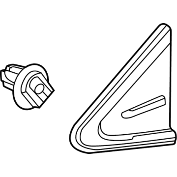Toyota 60117-02210 Corner Trim