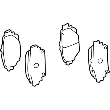 Lexus 04466-F4020 Pad Kit, Disc Brake