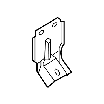 Nissan 80953-9BU0A BRACKET-PULL HANDLE, LH